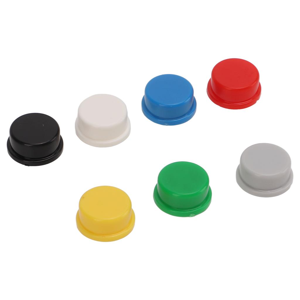 350Pcs Push Button Switch Caps Industrial Momentary Tactical Control 7 Color for Breadboard A24