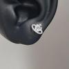 Punk Fashion Titanium Steel Ear Bone Studs: Cool Cochlear Piercing Earrings Collection