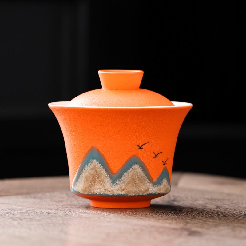 Yuanshan portable travel tea set set Kuaike Cup Festival souvenir business company gift present