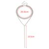 Tassel Sparkling Diamond Necklace For Girls Neck Clavicle Chain For Women  Accessories Gift