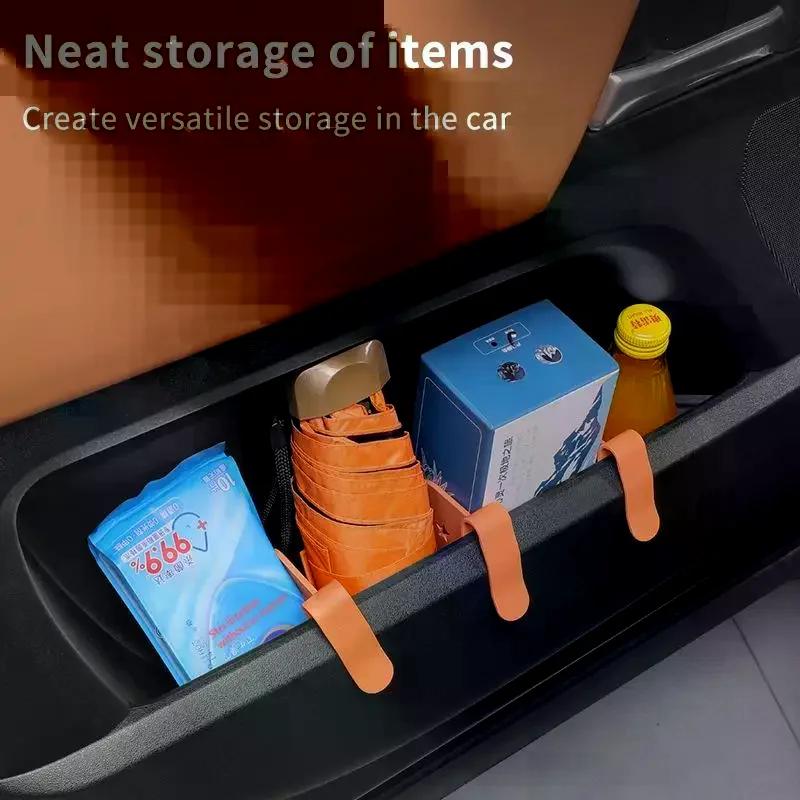 2/4Pcs Universal Car Door Side Storage Partition Car Door Groove Partition Panel Car Storage Organizer Management Car Parts