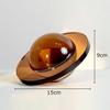 Transparent Crystal Planet Artwork Ornaments Geometric Crystal Crystal Statue Desk Decoration Crafts Sculpture Modern Home Decor