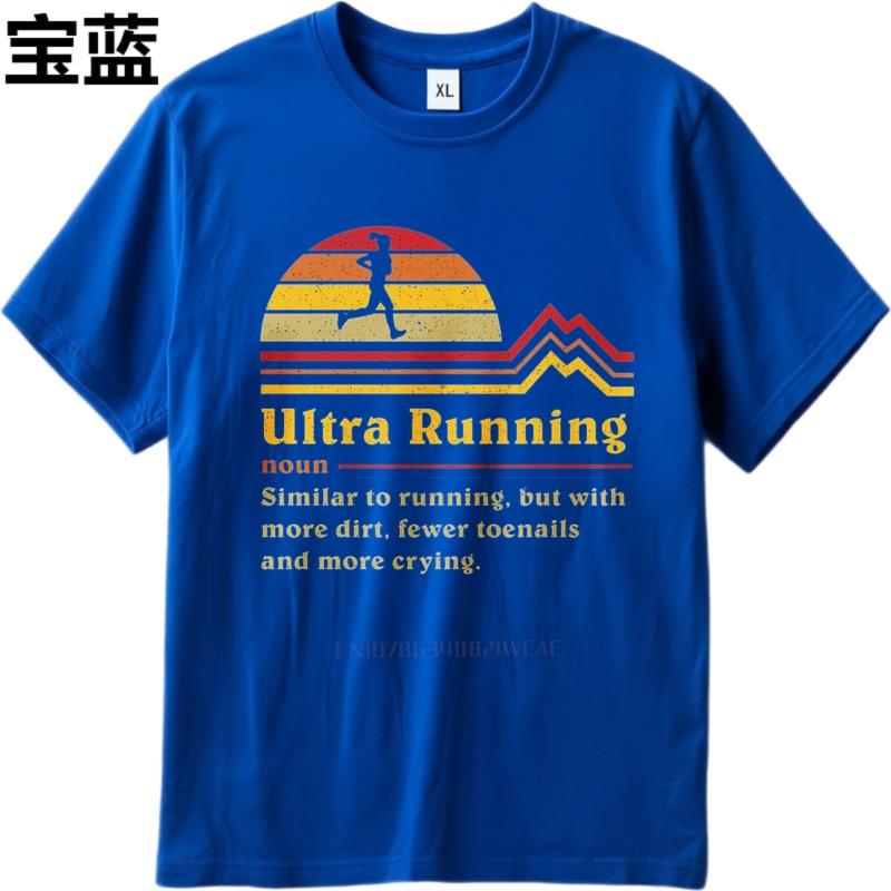 Streetwear Summer Women T Shirt Ultra Running Noun Definition Graphic Short Sleeve Street Wear ONeck Teeshirt