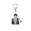 Nijisanji Aza Michiya Kouichi Inochi Urushiha Hunger Mikoto Miki Kioi Kima Tabbiito HD Acrylic Keychain Bag pendant anime goods