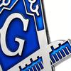 Masonic Car Emblem Compass Auto Truck Metal Decal, Mason Square Auto Motorcycle Gift Automobile Decoration Accessories