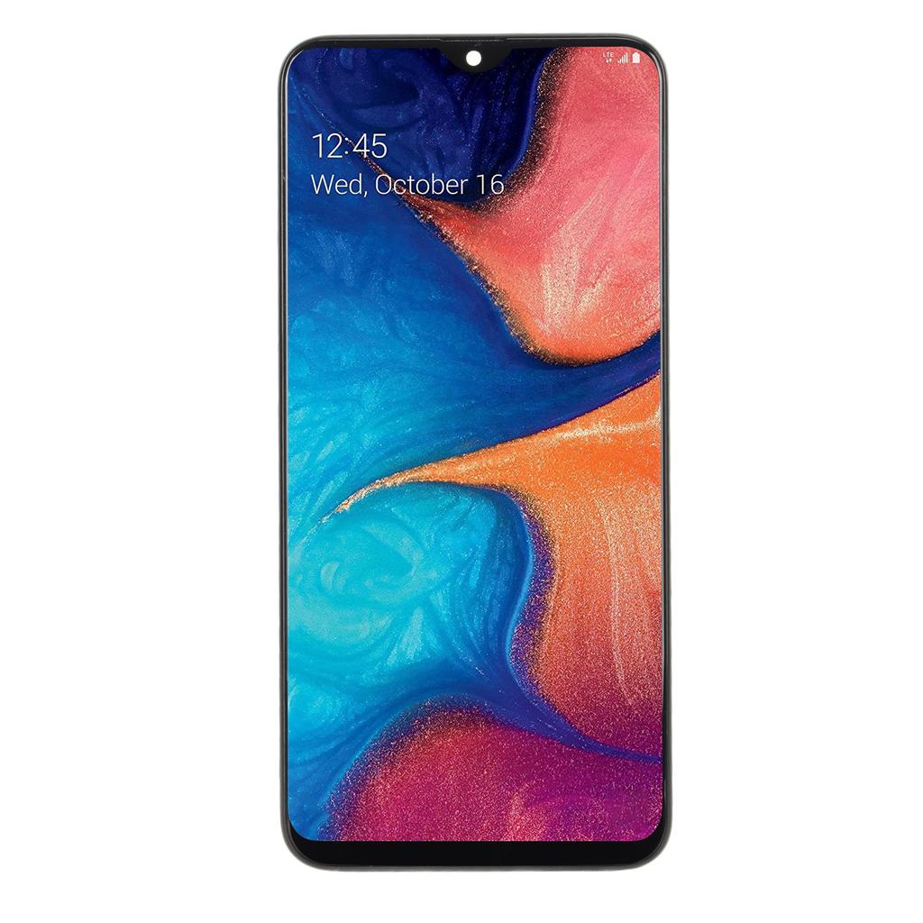 Bildschirmeinheit Ersatz 6.4in Touch-Display Reparatur mit Rahmen Volles Zubehör für A20 A205 SM