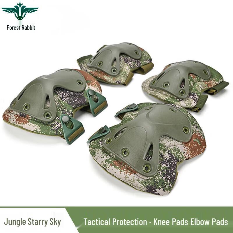 

Forest Rabbit 4-Piece Knee & Elbow Pad Set