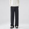 Straight down trousers men's autumn and winter new loose high street wide-leg trousers high-end men's casual trousers