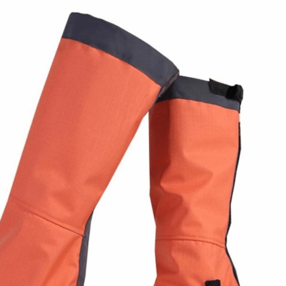1 Pair 420D Nylon Fabric Snow Boot Gaiters Rip-Stop Waterproof Gaiters Hiking Leg Gaiters  Climbing
