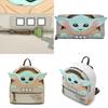 Authentic Leather Star Wars Mandalorian Yoda Baby Backpack For Women And Children