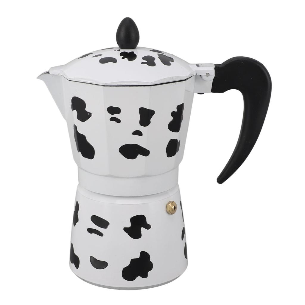 Süt İneği Renkli Pot Alüminyum Kahve Potu Kahve Makinesi Ev Kafe Açık Hava Aktiviteleri Kamp Tr