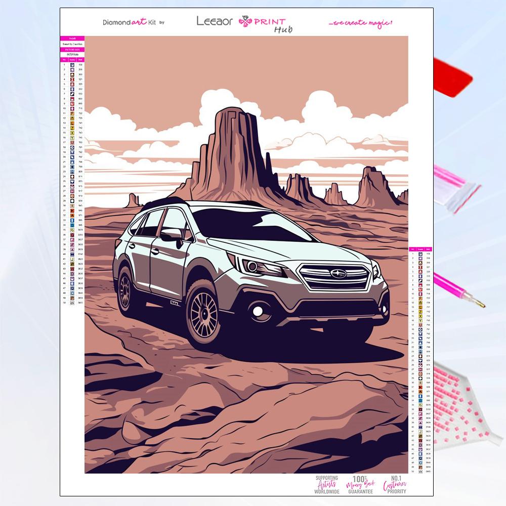 Kolorowe Samochody Malowanie Diamentowe Nowość 2026 Ulubione Zabawki Chłopców Pełna Mozaika z Cyrkonii Haft Zestaw do Haftu Krzyżykowego Dekoracja Domu