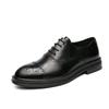 Spring and Autumn New Men's Shoes Brock Large Size Business Casual Men's Leather Shoes Size Wedding Shoes