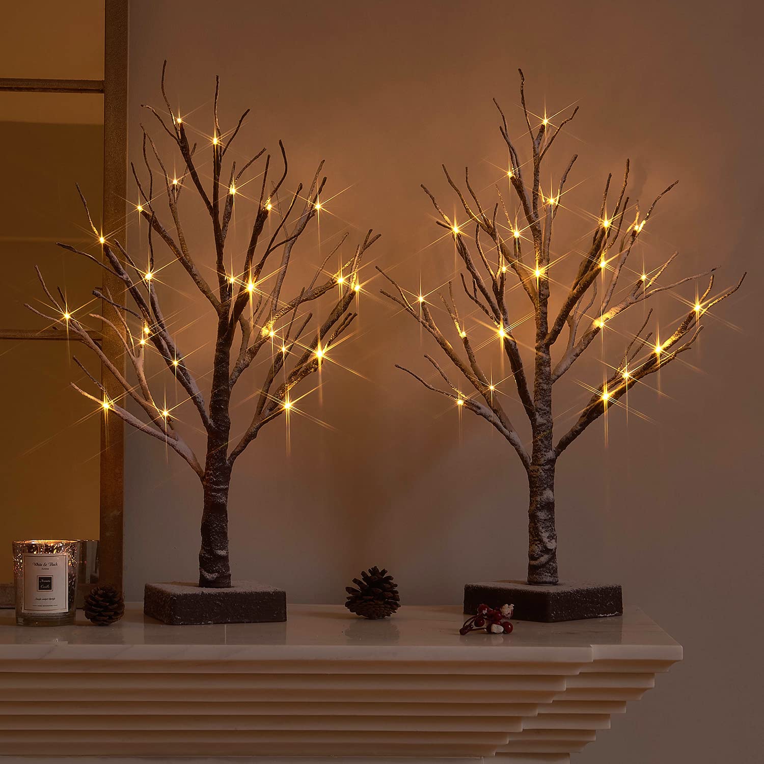 

Хайруи Ветка 45см 24 Ветки Скандинавский Стильный Светодиодный Интерьерный Настольный Рождественская Елка Набор из 2 Елка, Подсветка, Высокая, Светодиоды, Огни, Стиль, Елка,