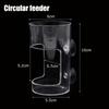 Transparent Aquarium Feeders Ring Acrylic Fish Tank Food Dispenser  for Baby Fish Shrimp