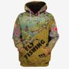 Camouflage Fishing 3D Print Hoodie Men Women Fashion Casual Hoodies Sweatshirt Outdoor Sports Tracksuits Pullover Men's Clothing