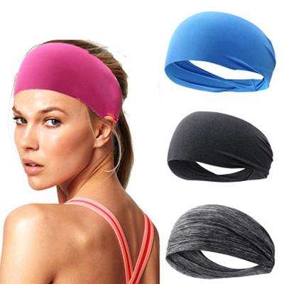 High Quality Ultra-thin Elastic Yoga Headband Women/Men Multicolors Running Sport Hair Band Turban Sport Bandage
