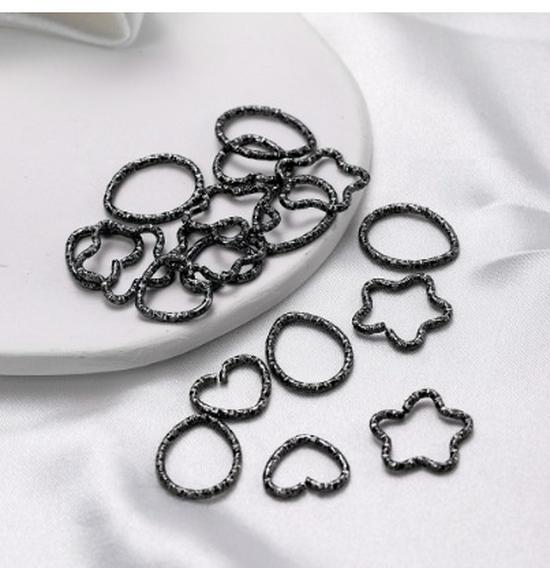 Five-Pointed Star Embossed Twist Ring - DIY Jewelry Accessory