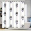 Shower Curtain Waterproof Vintage Floral Bathroom Decor Elegant Modern Farmhouse Pattern Fabric Liner Set Extra Long