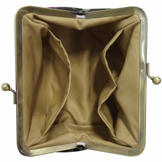 Moomin Jacquard Clasp Brown Pouch, Doodle,