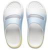 Li Ning Soft Clap Comfortable Wear-Resistant Thick Sole Height-Increasing Non-Slip Slide Sandals Unisex Footwear White Blue AGAU005-6