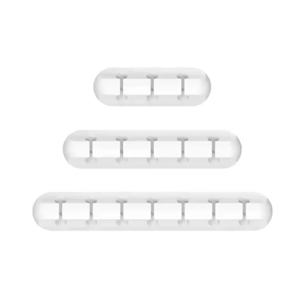 Kabel Kordel Draht Organizer Silikon USB Kabelaufwickler Management Clips Selbstklebend für Maus Tastatur Headset Für iPhone Huawei