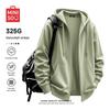 MINISO Heavyweight Hooded Zip-Up Cardigan Sweatshirt