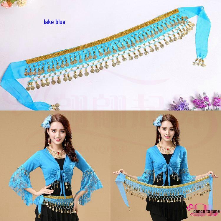Indian Belly Dance Coin Waist Chain for Performance and Practice