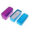 Sterilizzatore Autoclave in Alluminio a 72 Fori Porta-Fresa Dentale Scatola Organizer di Grande Capacità per Studio Odontoiatrico