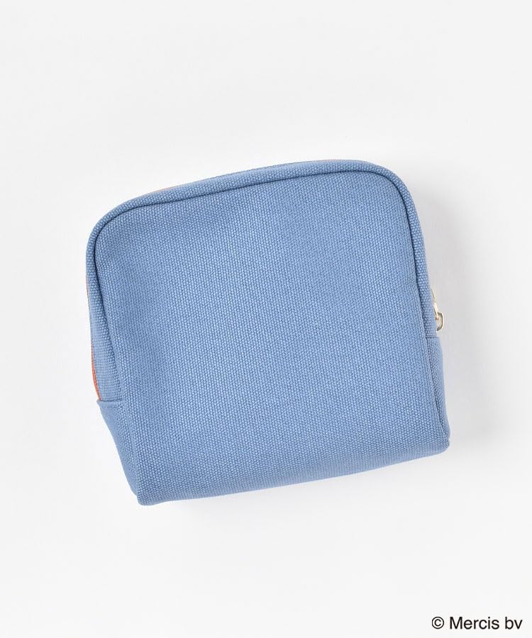 Marimo Craft MIFFY Colorful Sagara Series Box Pouch, Yellow, Fluffy Material, for Cosmetics and Small Item Storage, Yellow, Approx. W120 X H120 X