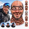 Balaklava z drukiem twarzy starego człowieka Maska na twarz Śmieszna maska narciarska Outdoor/Kolarstwo/Żarty/Impreza