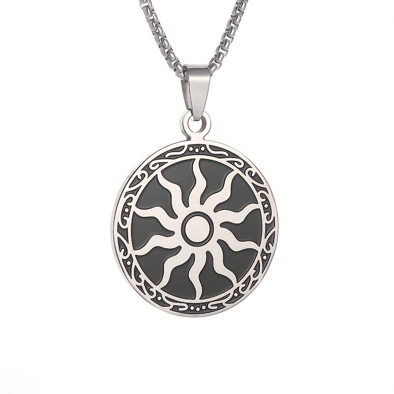 

Stainless Steel Vintage Apollo Amulet Sun