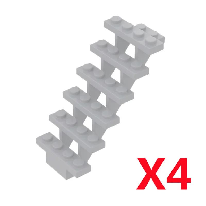 MOC DIY Accessori Parti Piastra Scena Città Blocchi da Costruzione Tronco d'Albero Recinzione Ringhiera Lampione Stradale Semaforo Base Giocattolo A037