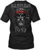 1957 Old Man Club Firefighter Chapter Est TTshirt Made In the USA Size S To 5XL