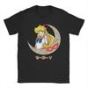 Sailor Moons T-Shirts Herren Reiner Baumwollstoff Vintage T-Shirt Rundhals T-Shirts Kurzarm Oberteile 4XL 5XL 6XL