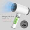 Portable Wireless Hair Dryer Rechargeable Blow Dryer Travel Fast Dry Hair Lithium Battery Strong Wind Art Joint Examination