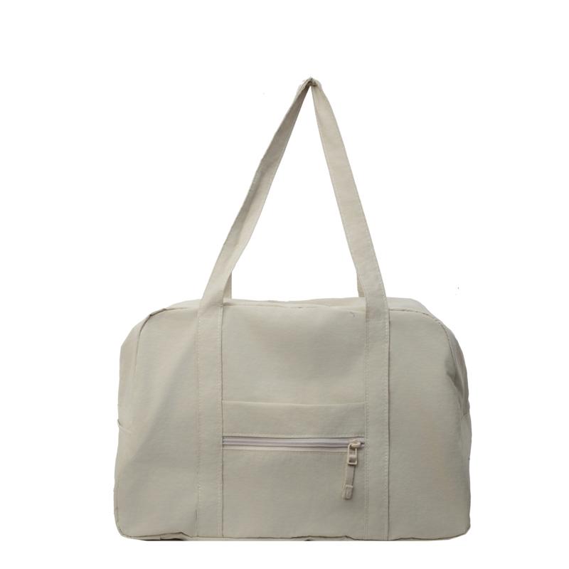 Lightweight Large Capacity Travel Bag solid color Women's Shoulder Bag Commuter Tote Bag