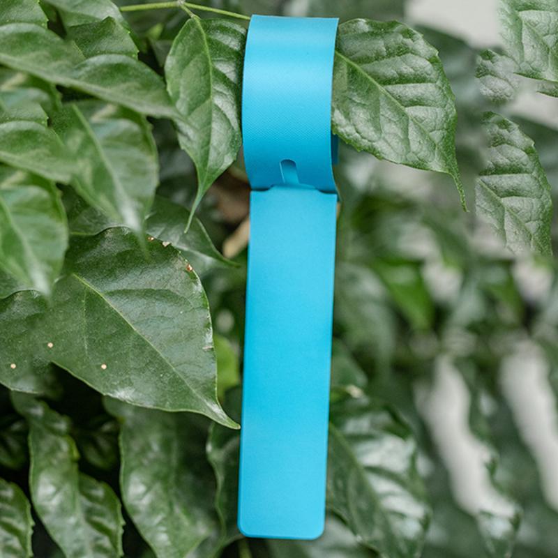 100 Stück wasserdichte Pflanzenmarkierungen, Hängeetiketten für Pflanzen, Gartenblumenetiketten, Schleifen-Pflanzetiketten, Werkzeuge für Gartentöpfe, Gartenbau-Tallies