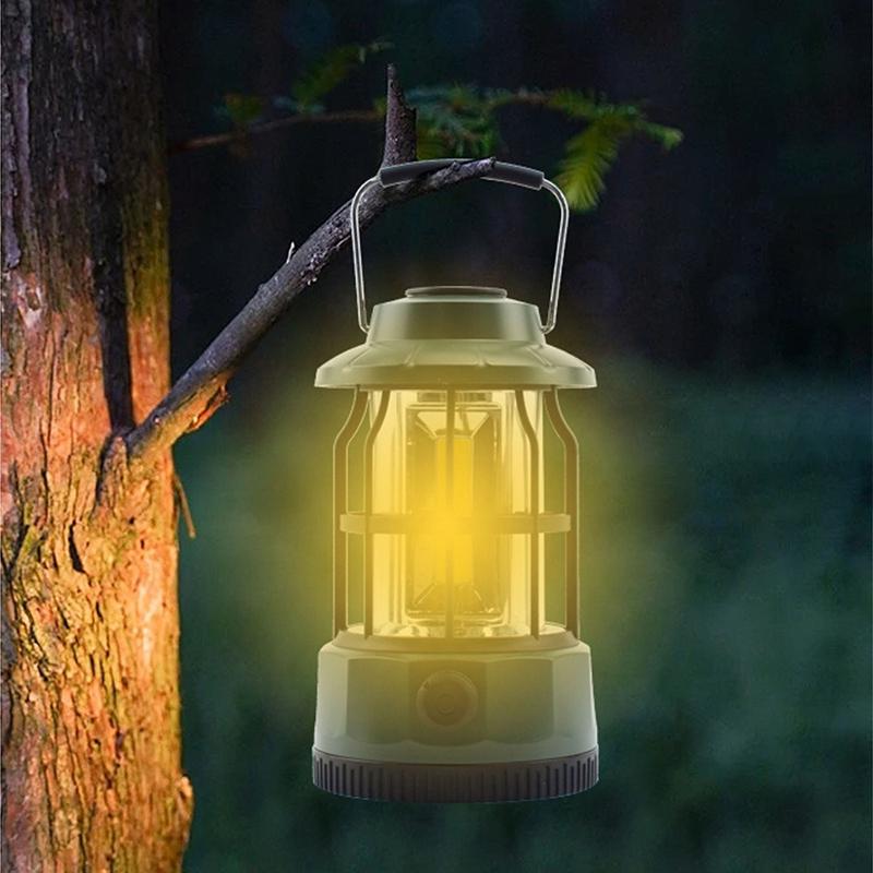 Lightweight To Carry Outdoor Activity Camping Light Rechargeable Led Table Lamp 1200mAh Tent Handheld Horse Classic Style Lantern Lighting Led Cam