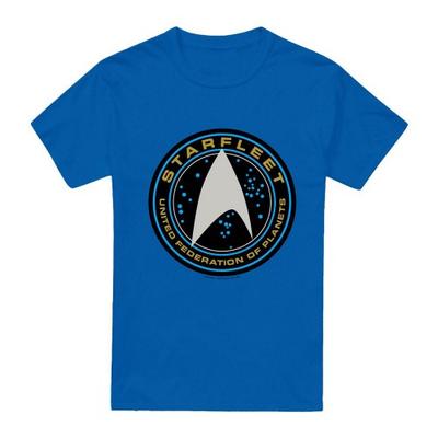 Camiseta Masculina Star Trek Beyond Patch Starfleet