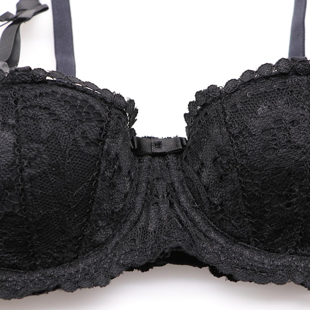 Varsbaby Sexy Spitzen-BH, halbe Tasse, Push-Up-Unterwäsche, dünne Damen-BHs aus Baumwolle