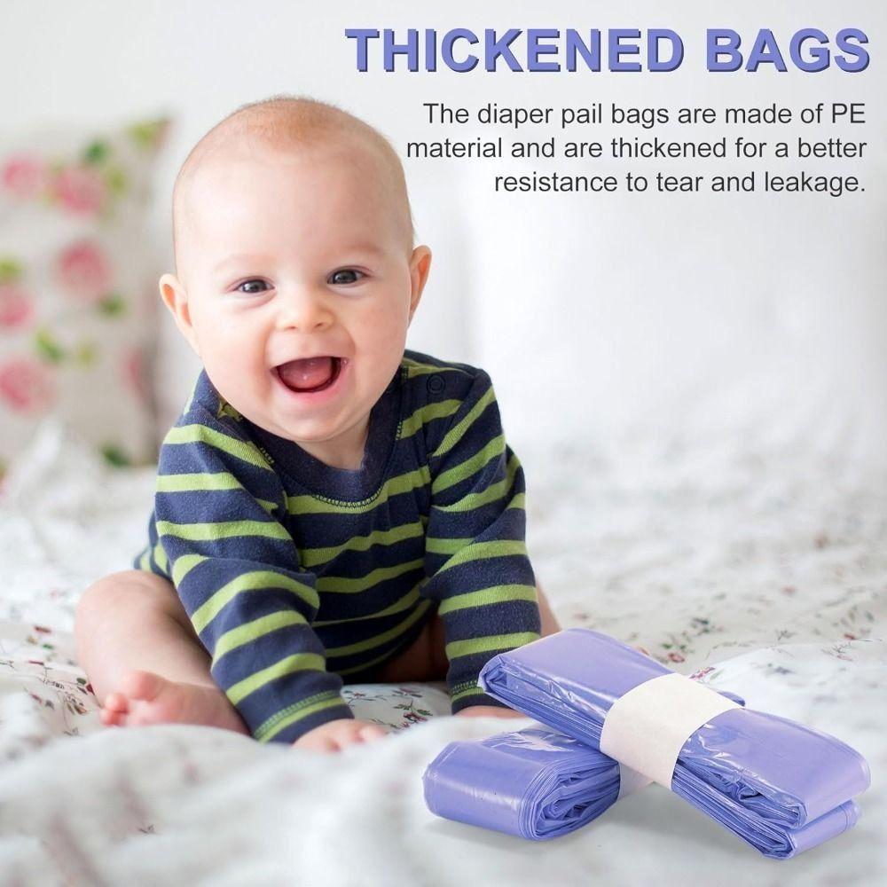 Tear-Resistant Nappy Bin Refills Thickened Baby Diaper Garbage Bags New Refill Bags