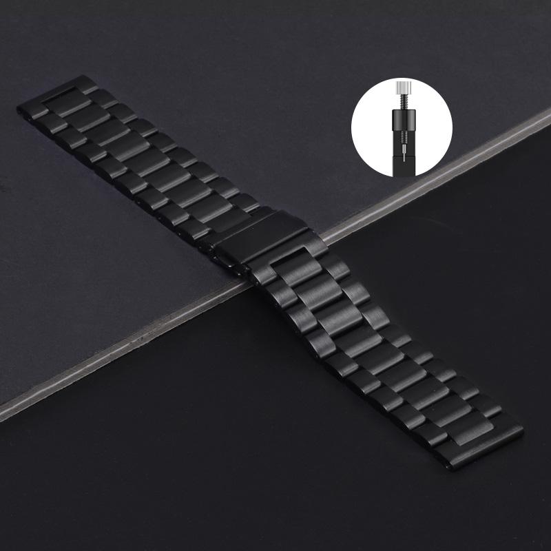 Classic 22mm 20mm 18mm Metal Strap for Samsung Galaxy Watch 46mm/3/Gear S3/Huawei Watch GT 2/3 Pro Stainless Steel band for Amazfit GTR
