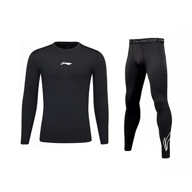 Li Ning Fitness Set Men s Black+Black YUDV013-1+YULV025-1 3XL