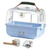 Bird Travel Carrier Pet Supplies, Ventilation, Outdoor Use, with Carry Handle Portable Parrot Cage for Conures, Budgies Finches