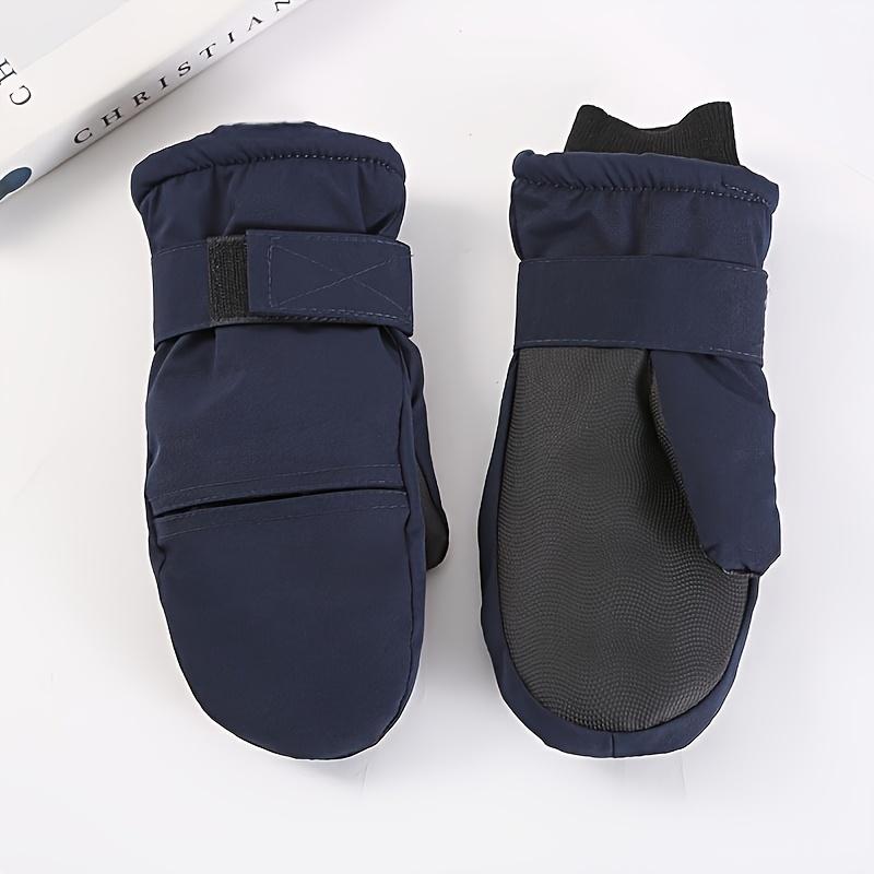 Rękawice zimowe - Ciepłe z podszewką z polaru do jazdy na nartach i aktywności na świeżym powietrzu, Można prać ręcznie