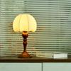 New Simple Retro LED Fabric Table Lamp Study Bedroom Bedside High Sense Atmosphere Lighting