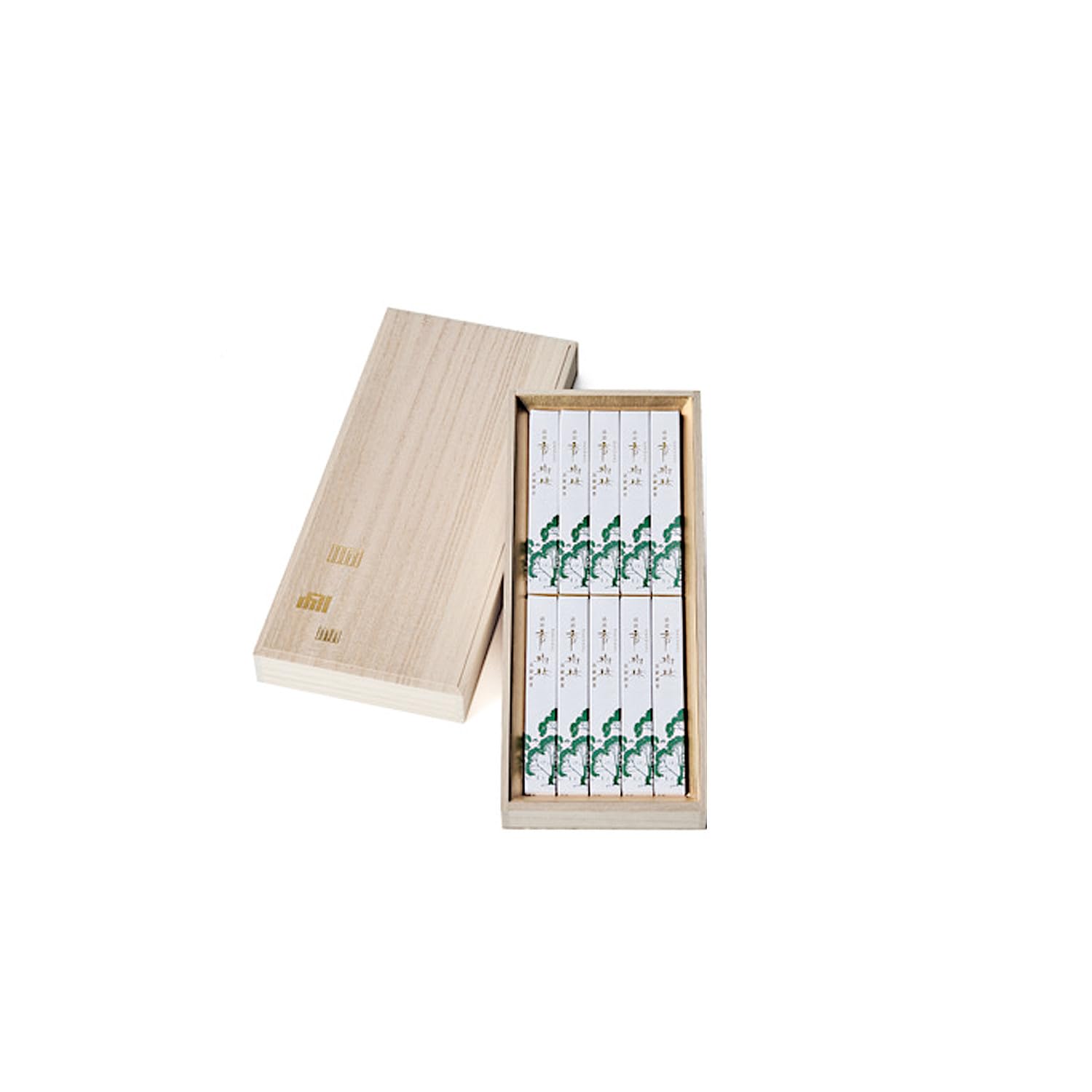 

Gyokushodo Kiyosumi Kojurin Short 10 Boxes, Paulownia Wood Box, 6540