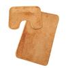 3-teiliges rutschfestes Badezimmer-Set O-Form Toilettendeckel U-Form Matte Rechteckiger Teppich Haushaltsdekoration
