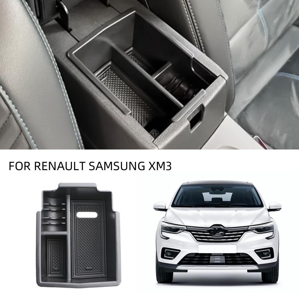 ABS Car Armrest Storage Box for Renault Samsung XM3 2021-2024 Automobile Center Console Organzier Interior Accessories